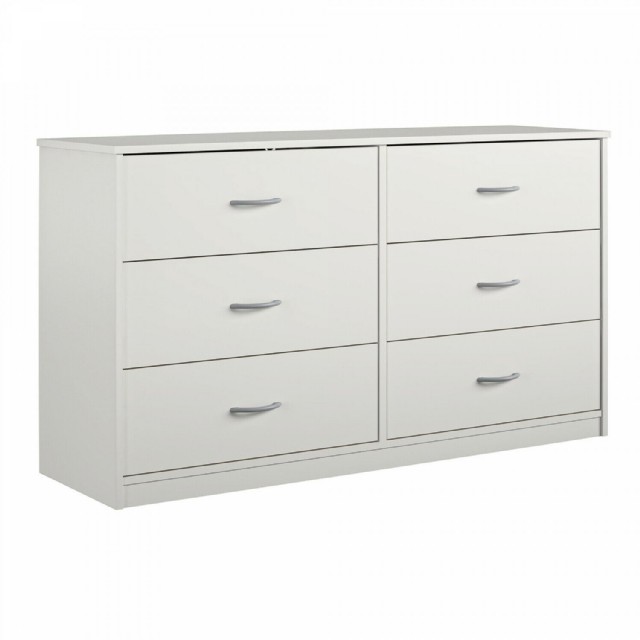 Beyaz Lake 6 Çekmeceli Çamaşırlık White Dresser 6 Drawer Ucuz Hesaplı