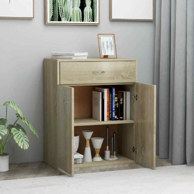 Tek Çekmeceli İki Kapaklı Dolap Modern Ahşap Desenli Özel Ölçü Dolap